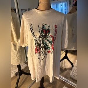 Star Wars Japanese Boba Fett Kanji T shirt made